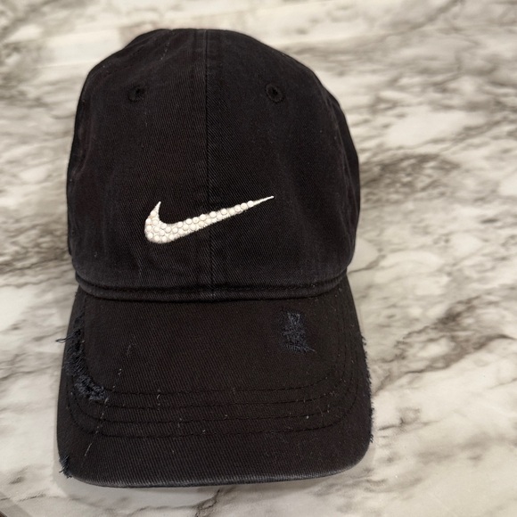 Nike Rhinestone Distressed Baseball Cap - Picture 2 of 3